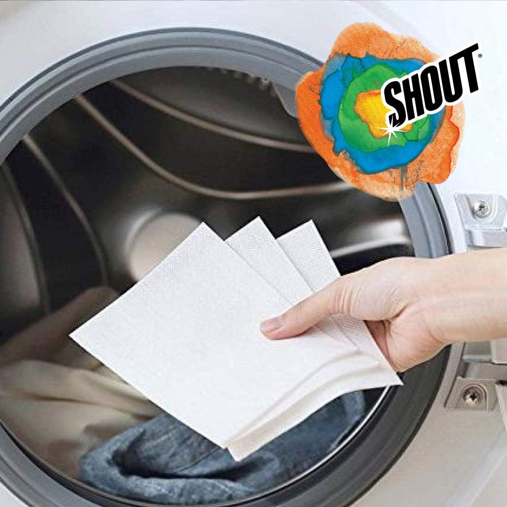 Shout Color Catcher Sheets for Laundry, Allow Mixed Washes, Prevent Color Runs, and Maintain Original Color of Clothing, 72 Count : Health & Household