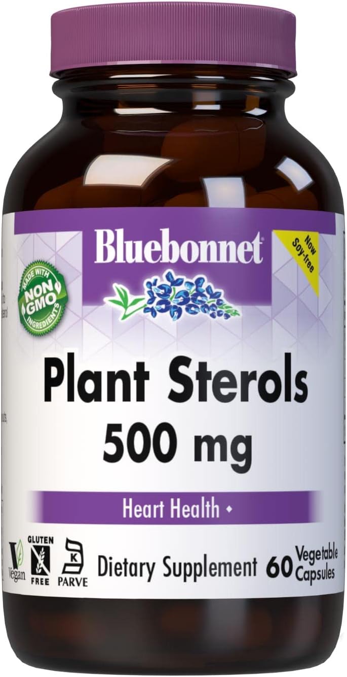 Bluebonnet Plant Sterols Supplement, Brown, 60 Count