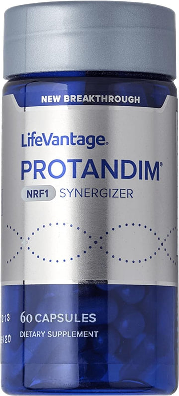 Lifevantage - Protandim Nrf1 Synergizer - Mitochondrial Supplement, Activates Nrf1 Pathway For Cellular Health And Energy - 60 Capsules