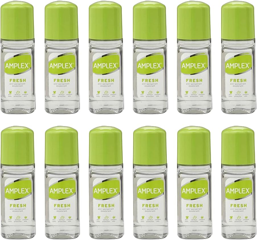 Amplex Fresh Anti-Perspirant Deodorant Roll-On - 12 X 50Ml