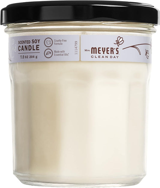 Mrs. Meyer'S Clean Day Scented Soy Aromatherapy Candle, 35 Hour Burn Time, Made With Soy Wax, Lavender, 7.2 Oz- Pack Of 2