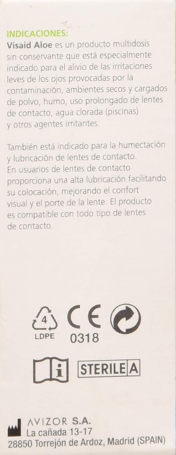 Visaid Visaid Aloe 10Ml 1 X 10Ml