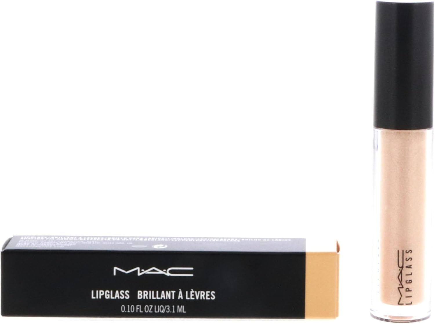 Mac Lipglass In Very Go Lightly! Full Size New In Box Gorgeous Shade! :)