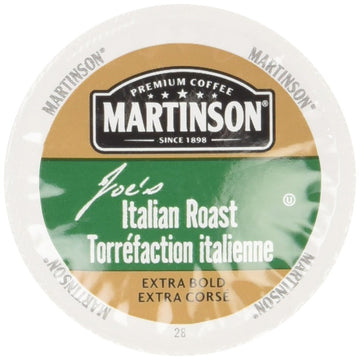 Martinson Italian Roast, Extra Bold Roast Coffee, Keurig K Cup Brewer Compatible Pods, Italian Roast, 48Count