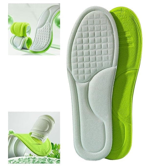 Comfortable Shock Absorbing Insoles for Men & Women – Sweat-Absorbing Memory Foam Orthopedic Insoles | Soft Deodorant Shoe Inserts