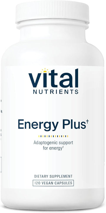 Vital Nutrients - Energy Plus - Non-Stimulatory Herbal Energy Support - 120 Vegetarian Capsules per Bottle