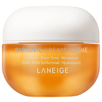 Laneige Radian-C Cream: Vitamin C & E, Visibly Brighten, Dark Spots, Dullness, Dermatologist-Tested, Hypoallergenic