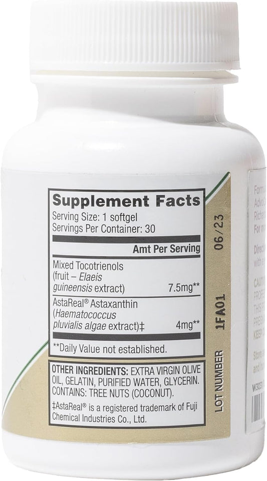 Advocare Glow Skin - Glowing Skin Care Supplement With Astaxanthin, Carotenoids, Tocotrienols & Vitamin E - Supports Healthy Skin, Hair & Nails* - 30 Softgels