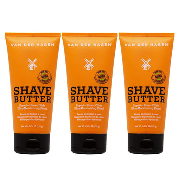 Van Der Hagen Shave Butter- Best Shave 3 pack (6 oz/tube)