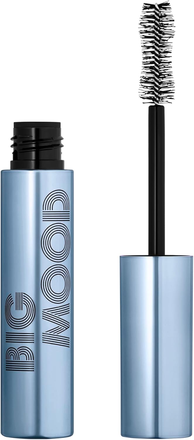 E.L.F. Big Mood Mega Volume & Lifting Waterproof Mascara, Bold Volume & Lift, Creates Long-Lasting Voluminous Lashes, Black, 1.1 Oz (10Ml)