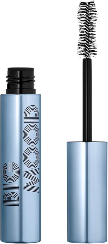 E.L.F. Big Mood Mega Volume & Lifting Waterproof Mascara, Bold Volume & Lift, Creates Long-Lasting Voluminous Lashes, Black, 1.1 Oz (10Ml)