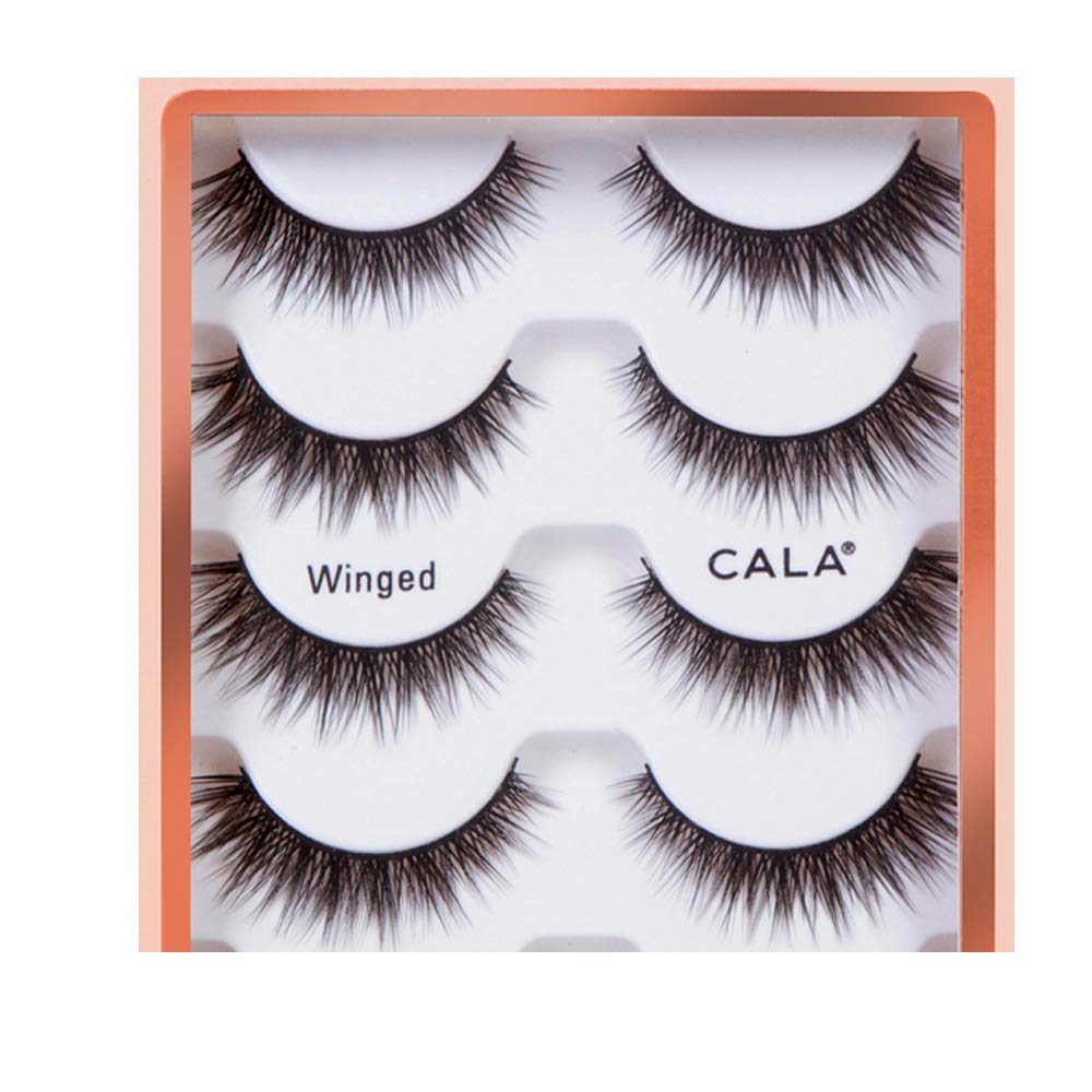 Light So Shine Volt Lashes Volume, Curl & Full Of Flare 5 Pairs (Winged) : Beauty & Personal Care