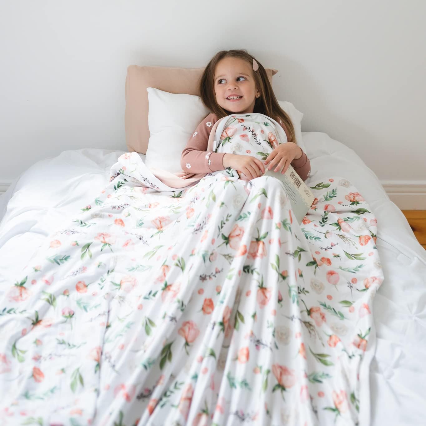 Pobi Baby Premium Baby Blanket, Soft Stretchy Quilt For Babies, Toddlers, Kids (Allure)
