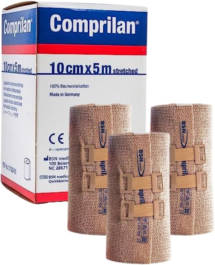 Special Pack Of 3 Comprilan 10 Cm X 5 M (3.9 Inches) Each Roll