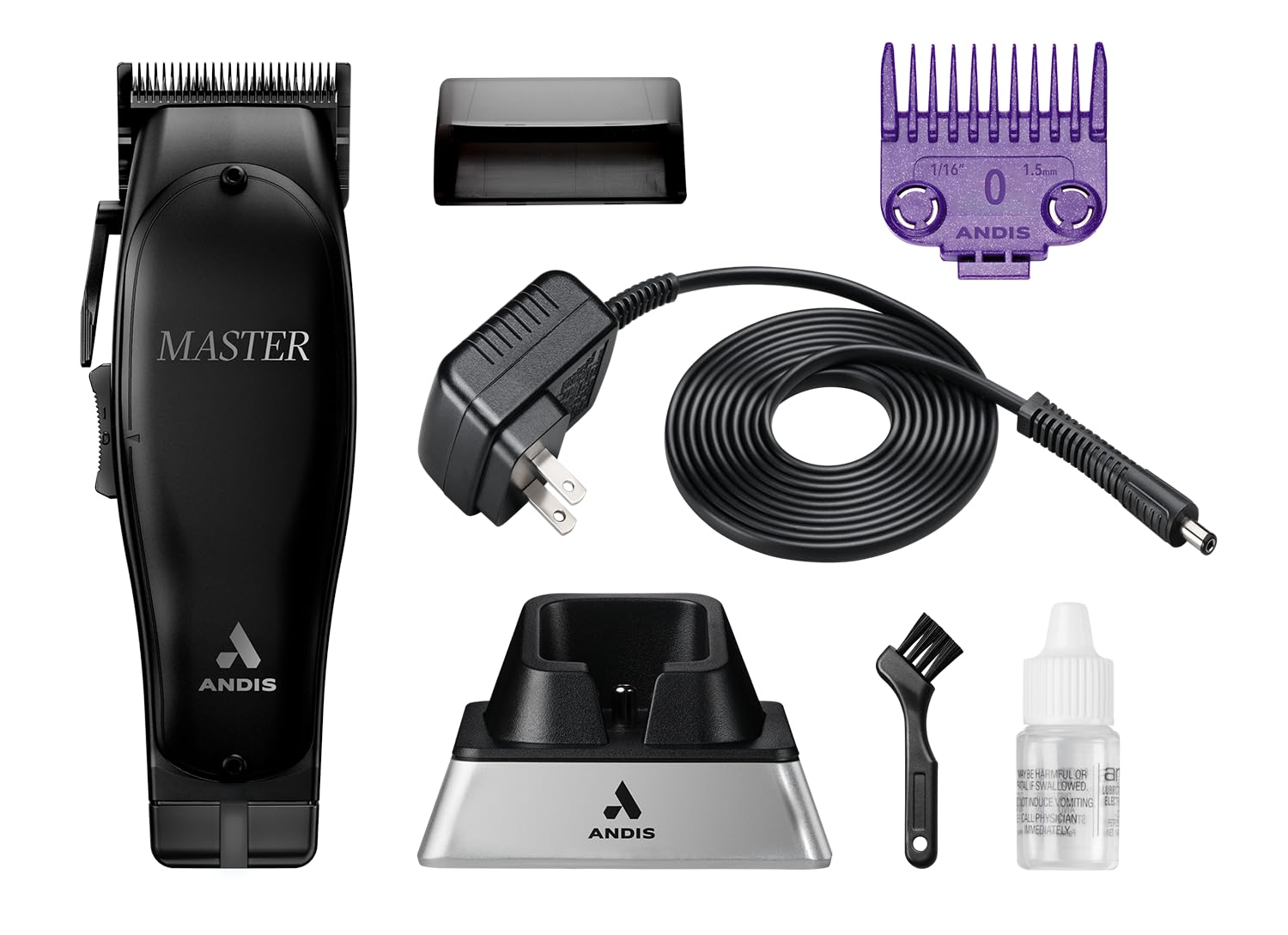 Andis Black Label MLC Professional Master Cordless Hair Trimmer, Adjustable Carbon Steel Blade Hair Clipper for Close Cutting, Black : Beauty & Personal Care