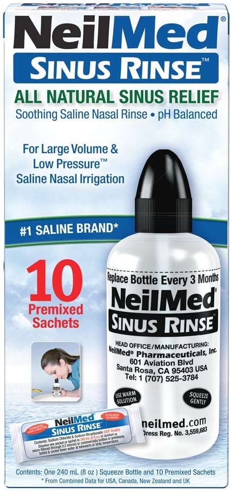 Sinus Rinse Adult Bottle Kit 8 Oz