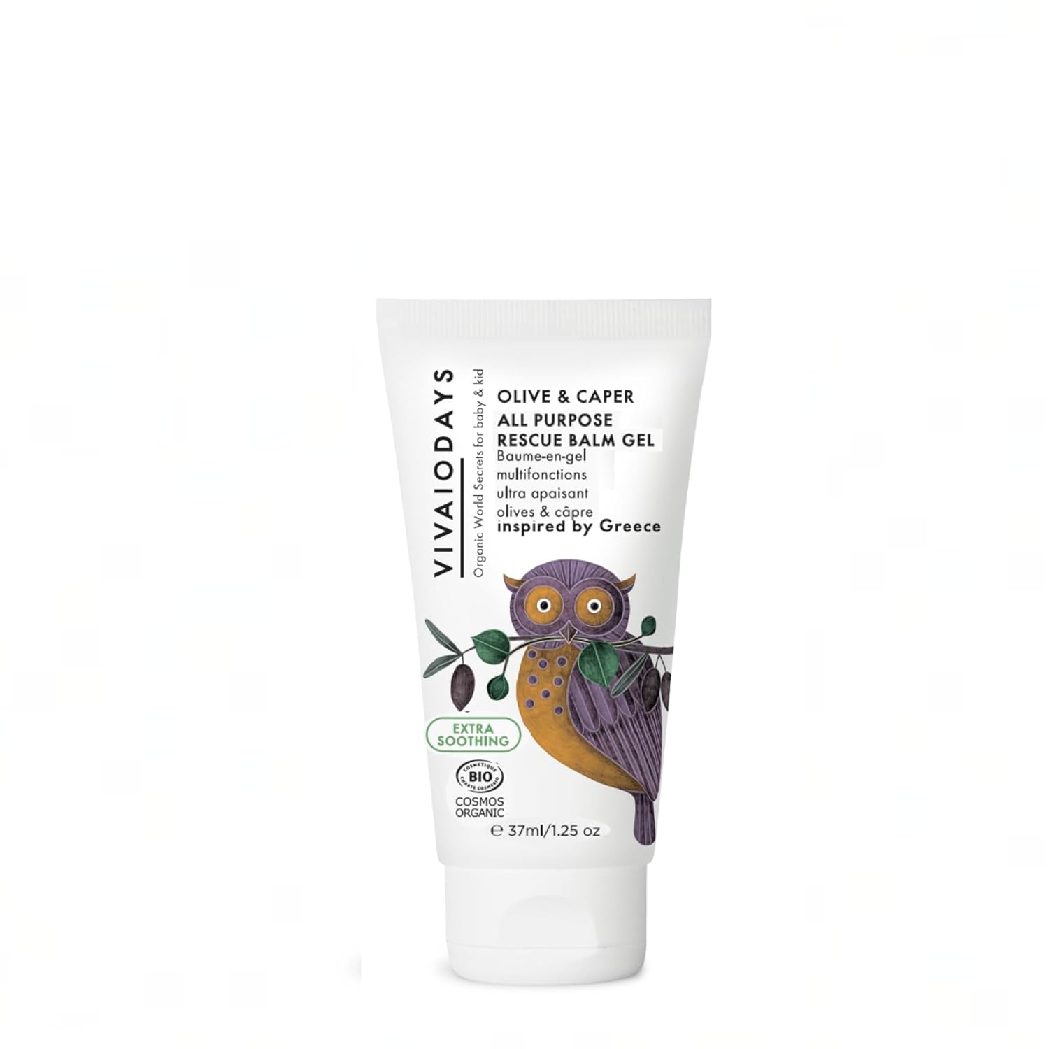 Olive & Caper All Purpose EXTRA Soothing Rescue Balm Gel for Dry, Irritated & Sensitive Baby & Adult Skin