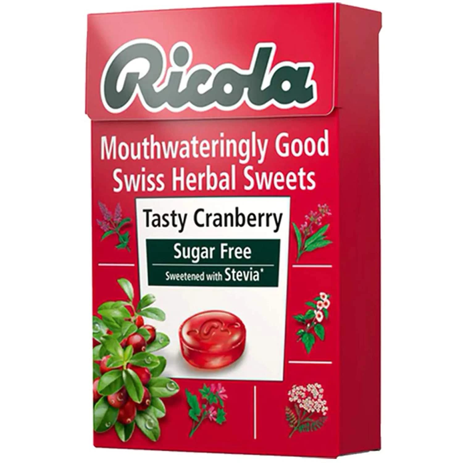 Ricola Cranberry Sf Lenges Box 45G (Pack Of 20 )