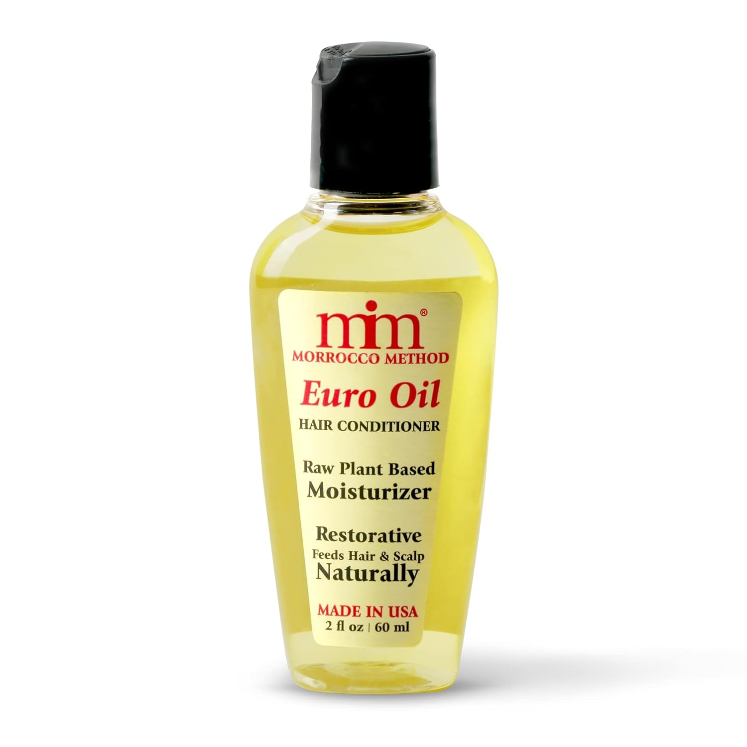 Euro Natural Oil Conditioner & Moisturizer. 100% Natural. Raw. Unisex. For All Hair And Scalp Types. No Sls, Parabens Or Gmo'S. 2 Oz. : Beauty & Personal Care