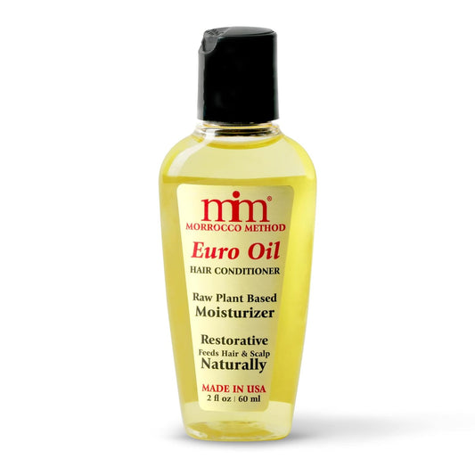 Euro Natural Oil Conditioner & Moisturizer. 100% Natural. Raw. Unisex. For All Hair And Scalp Types. No Sls, Parabens Or Gmo'S. 2 Oz. : Beauty & Personal Care