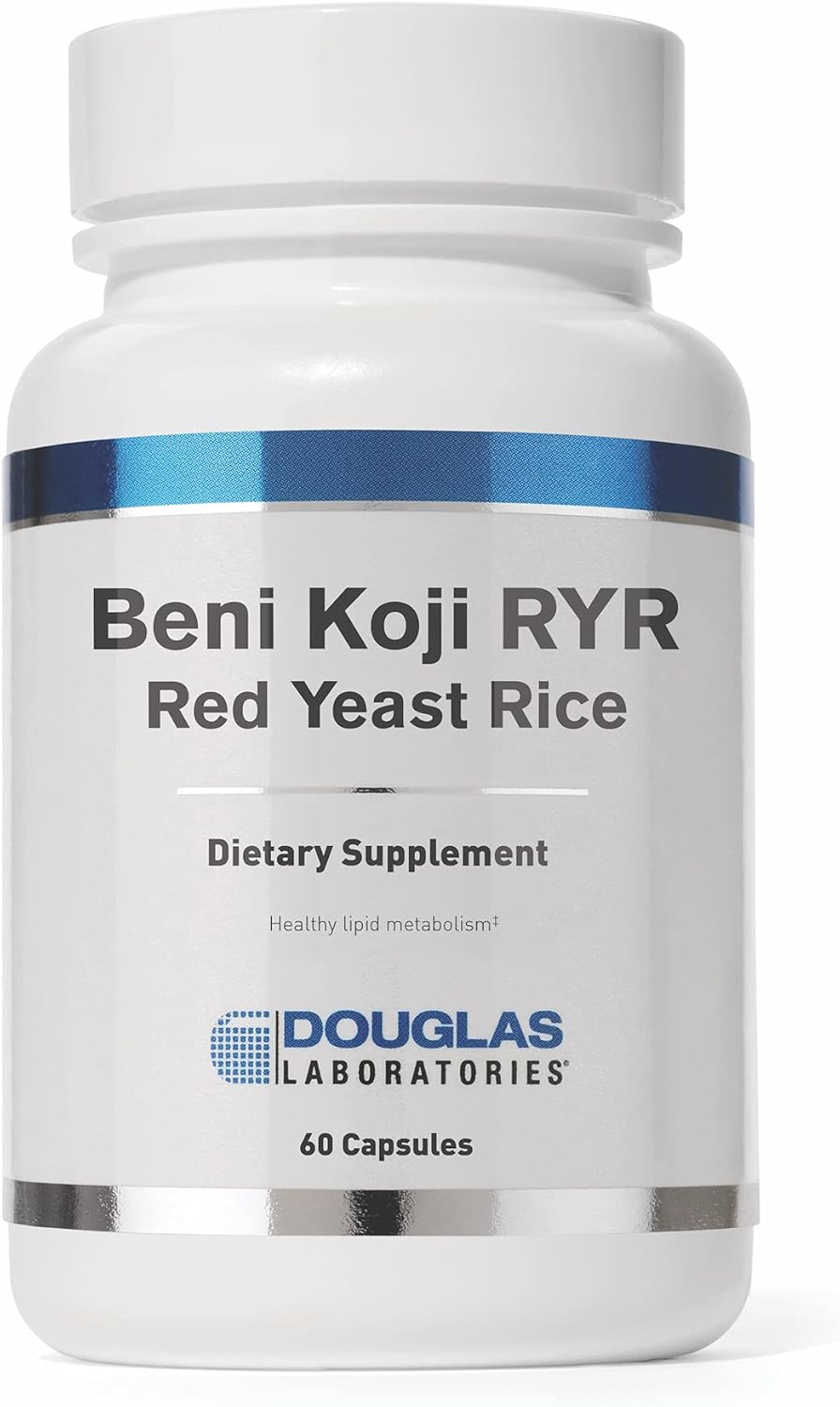 Douglas Laboratories Beni Koji Red Yeast Rice | Fermented Red Rice To Support Healthy Blood Lipid Metabolism* | 60 Capsules