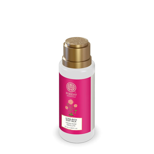 Forest Essentials Ultra Rich Body Lotion, Indian Rose Absolute, 50Ml