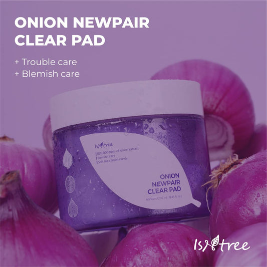 Isntree Onion Newpair Clear Pad 250Ml 8.45 Fl.Oz For Blemish Care Soft Texture Pad