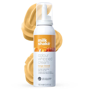 Milk_Shake Color Whipped Cream Leave In Coloring Conditioner - Provides Temporary Hair Color Tone, Beige Blonde