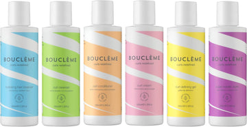 Bouclème Discovery Travel Kit 600Ml - Ultimate Haircare Travel Gift To Protect And Nourish Curls- Cleansers, Conditioner, Super Hold Styler & Defining Gel- Vegan, Natural Ingredients, Cruelty Free