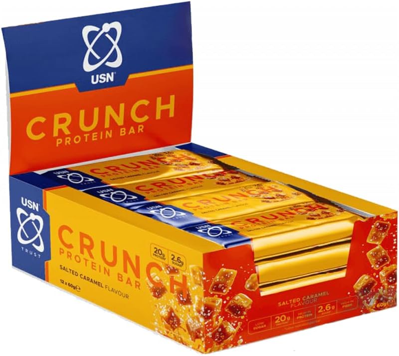 Usn Trust Crunch Fudge Brownie Protein Bars: Indulgent And Filling High Protein Snacks - 20G Protein Per Bar (12 X 60G Bars)