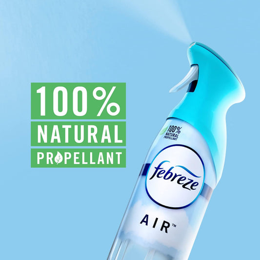 Febreze Air Freshener Spray and Odor Eliminator for Strong Odor, Linen & Sky Scent, 8.8 Oz (Pack of 6)