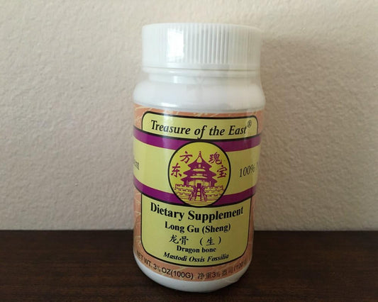 Treasure of The East, Dragon's Bone - Long Gu (Sheng) (5:1 Concentrated Herbal Extract Granules, 100g) : Health & Household