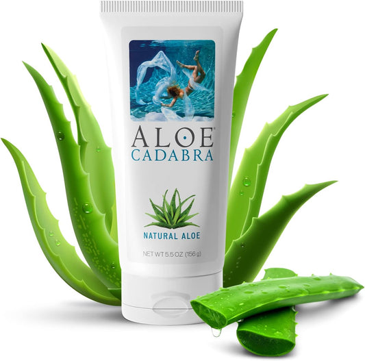 Aloe Cadabra Water Based Personal Lubricant, Organic Lube, Natural for Her, Him & Couples, 5.5 Ounces