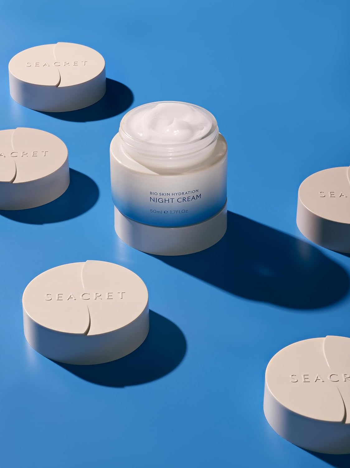 Seacret Bio Skin Hydration Night Cream With Aloe, Niacinamide, Jojoba, Argan Oil, And Dead Sea Minerals – Deeply Moisturizing, Assist In Anti-Aging, And Skin-Conditioning Formula, 50Ml : Beauty & Personal Care