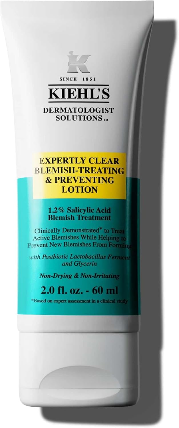 Kiehl'S Expertly Clear Blemish Treatment With Salicylic Acid & Niacinamide, 60Ml