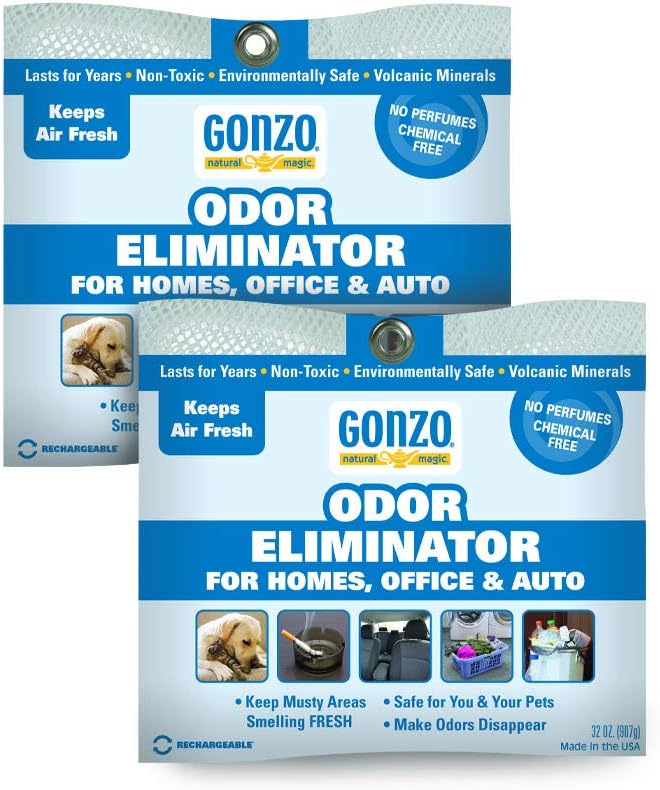 Gonzo Odor Eliminating Rocks for Homes - 2 Pack