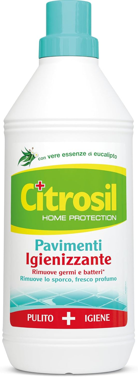 Citrosil Home Protection Liquid Floor Cleaner With Real Essences Of Eucalyptus, 900 Ml X 12 Pieces
