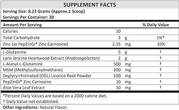 Healthy Gut Vegan Formula | with L-Glutamine and Clinically proven ingrediens | Supports gut permeability, gastrointestinal support, helps alleviate stomach discomfort and boost immunity