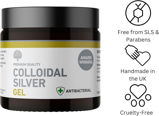 Nature'S Greatest Secret Antibacterial Multi-Purpose Gel With 98% Premium Quality Colloidal Silver 100G (Packaging May Vary)