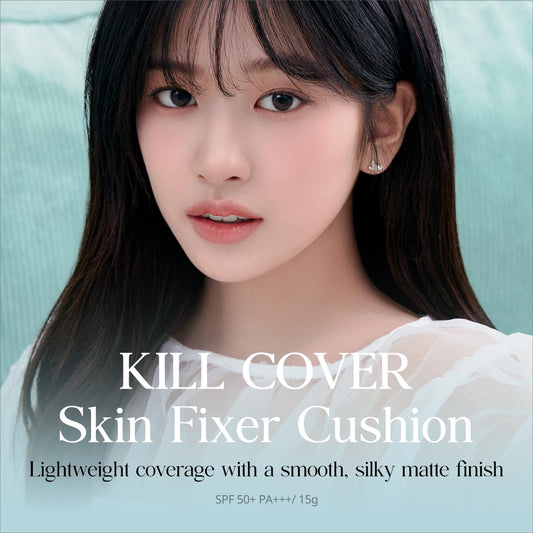 Clio Kill Cover Skin Fixer Cushion (Advanced Version) (23N Ginger, Refill Included)