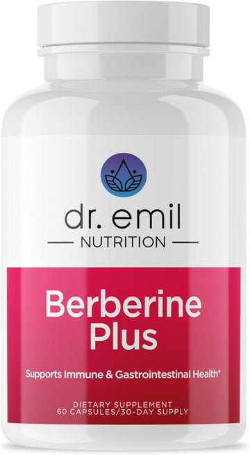 Dr. Emil Berberine 500Mg Capsules - Berberine Supplement With Cinnamon, Mtc Oil & Milk Thistle - Berberine Hcl Made In The Usa, 30-Day Supply