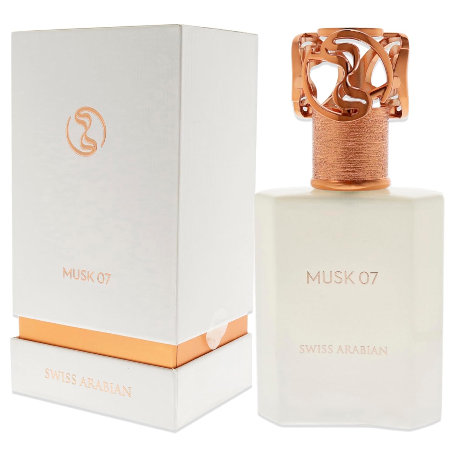 Swiss Arabian Musk 07 - Luxury Products From Dubai - Long Lasting And Addictive Personal Edp Spray Fragrance - A Seductive Signature Aroma - 1.7 Oz