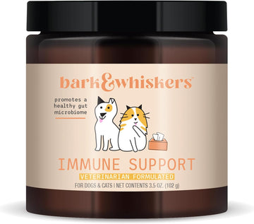 Bark & Whiskers Immune Support, 3.5 Oz. (102 G), 60 Scoops, Supports Liver & Digestive Health, Veterinarian Formulated, Non-Gmo, Dr. Mercola