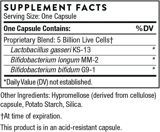 Thorne Floramend Prime Probiotic - Shelf Stable And Stomach Acid-Resistant Probiotic Blend - 30 Capsules