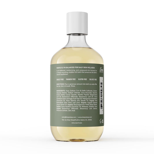 Deep Steep Bubble Bath, 17Oz (Rosemary Mint)