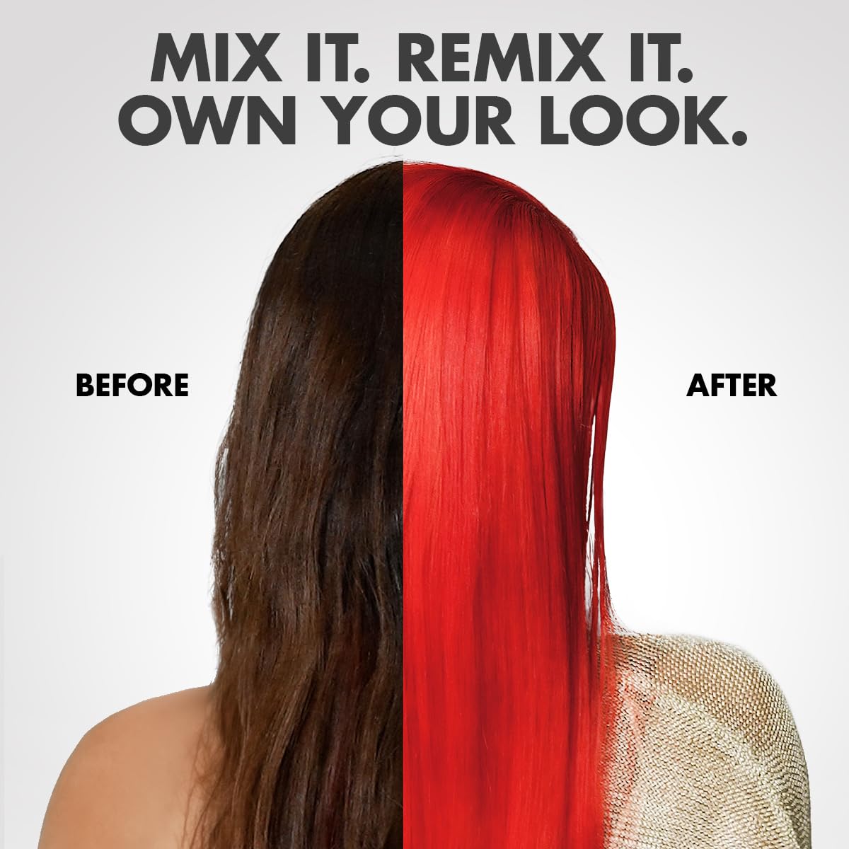 Got2b Color Remix, Customizable Semi-Permanent Hair Color, 092 Radical Red : Beauty & Personal Care