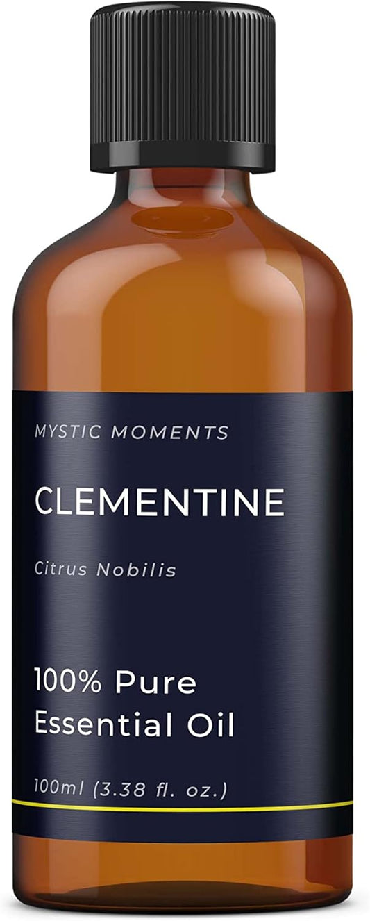 Mystic Moments | Clementine Essential Oil 100Ml - Pure & Natural Oil For Diffusers, Aromatherapy & Massage Blends Vegan Gmo Free