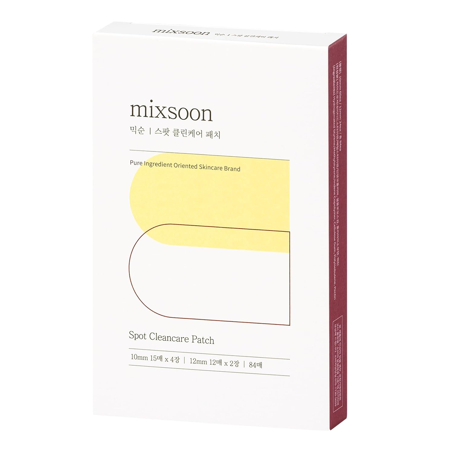 Mixsoon Spot Clean Care Patch (84 Patches) Acne Pimple Seamless Patches To Cover And Heal Troubled Spots