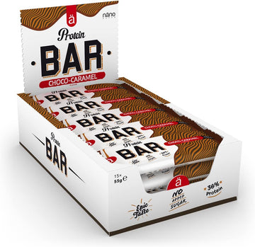 Nanosupps Protein Bar (15X55G) Chocolate Caramel - Bars - Protein Bars