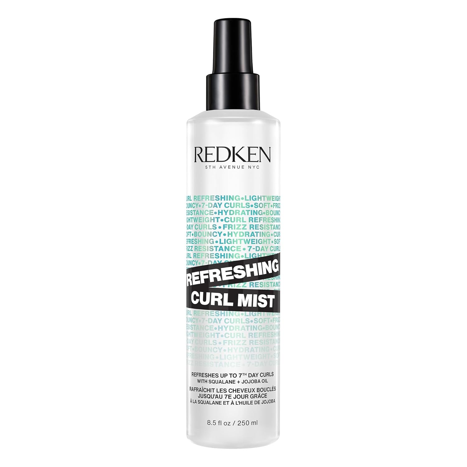 Redken Curl Refreshing Spray | Hydrates & Defines Up To 7Th-Day Curls | For Curly, Coily Hair | Vegan Formula, Silicone-Free | With Squalane & Jojoba Oil